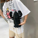 Lobster Shape Women Shoulder Bags PU leather Crossbody Bags For Women