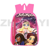 Lolirock Backpack 3D Anime Pink Lolirock Daily Pack Bookbag
