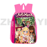 Lolirock Backpack 3D Anime Pink Lolirock Daily Pack Bookbag