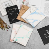 Marble Pattern Passport Cover PU Leather Travel Holder Covers