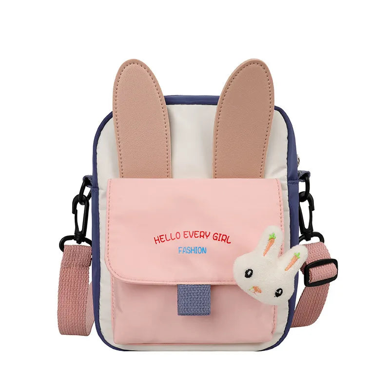 Women Canvas CrossBody Bag Zipper Messenger Purses Casual Shoulder Bag