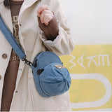 Denim Canvas Messenger Bags Women Crossbody Bags Purse Women Shoulder Bag
