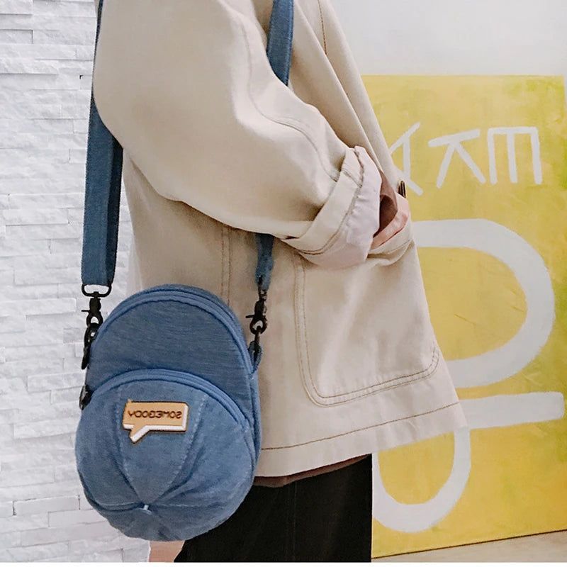 Denim Canvas Messenger Bags Women Crossbody Bags Purse Women Shoulder Bag