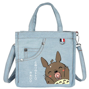 Totoro Shoulder Hand Bag Cartoon Messenger Bag For Women Girls