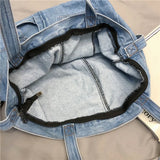 Denim Women Shoulder Bag Handbag Messenger Bag Female Casual Tote