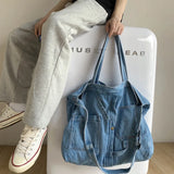Denim Women Shoulder Bag Handbag Messenger Bag Female Casual Tote