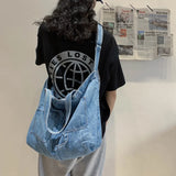 Denim Women Shoulder Bag Handbag Messenger Bag Female Casual Tote