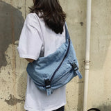 Denim Women's Shoulder Bags Jeans Ladies Handbags Casual Travel Hobos