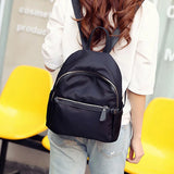 Nylon Backpack Women Travel Light Water-proof Small Rucksack Green