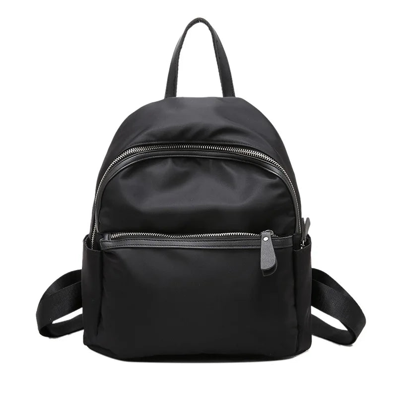 Nylon Backpack Women Travel Light Water-proof Small Rucksack Green