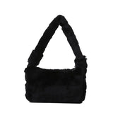Plush Shoulder Bag High-grade Feeling Braid Handbag