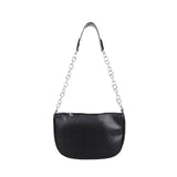 Soft Leather Shoulder Bag for Women with Chain Clutch