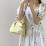 Mini Women Shoulder Messenger Bag PU Leather Ladies Portable Small Shell Bag