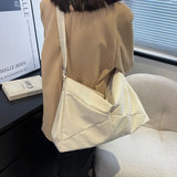 Nylon Waterproof Large Capacity Ladies Bag Solid Shoulder Bag