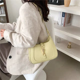 Small Tote Bag Summer Women's Pu Leather Shoulder Bag