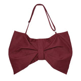 Canvas Shoulder Bags Large Capacity Bowknot Crossbody Bags