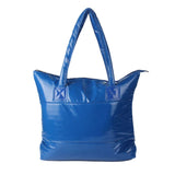 Women Shoulder Handbag Feather Down Tote Girl Large Bag