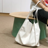 Women Shoulder Bag Soft Patent Leather Ladies Handbags Large Capacity