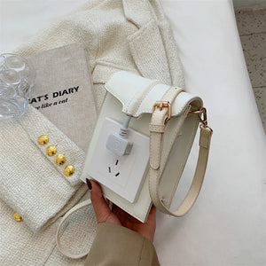 Women Shoulder Bag Small Square Messenger Bag PU Leather Clutch Purse Handbags