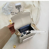 Women Shoulder Bag Small Square Messenger Bag PU Leather Clutch Purse Handbags