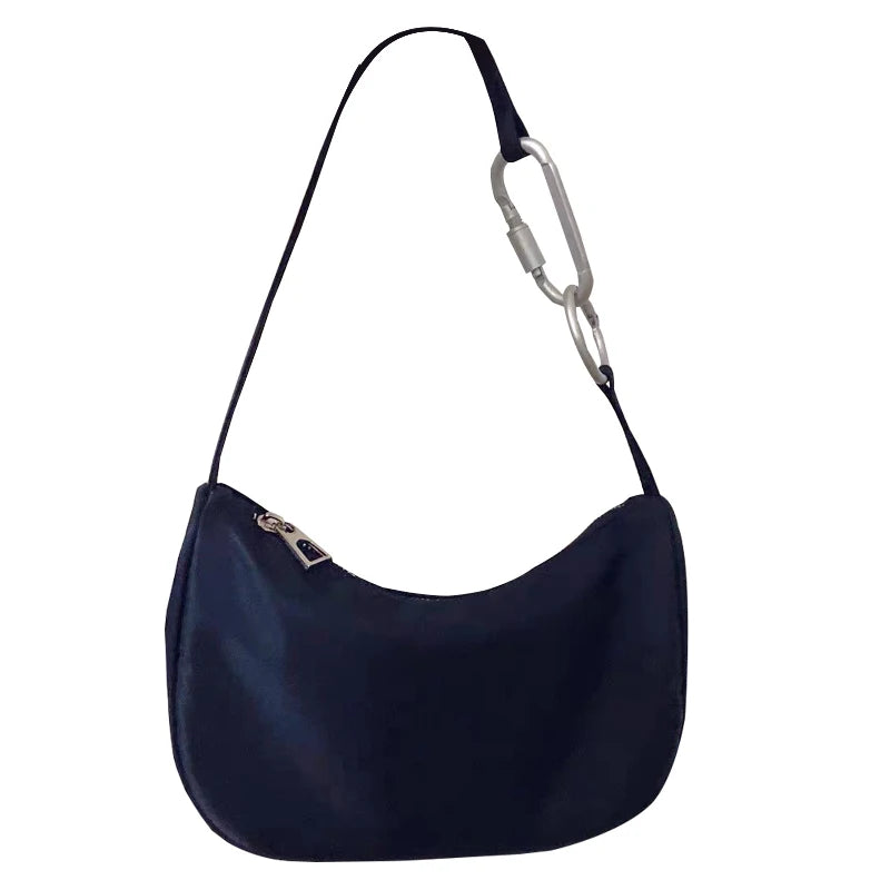 Nylon Underarm Bag Women Small Shoulder Purse Handbags