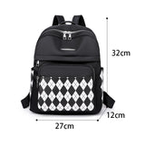 Women's Large Capacity Anti Theft Backpack High Waterproof Oxford Bagpack