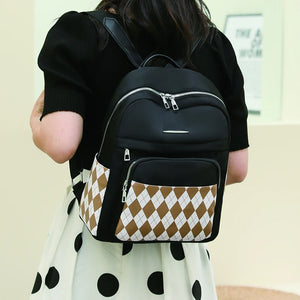 Women's Large Capacity Anti Theft Backpack High Waterproof Oxford Bagpack