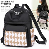 Women's Large Capacity Anti Theft Backpack High Waterproof Oxford Bagpack