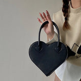 Vintage Love Heart Shoulder Bag Small Tote Purse Messenger