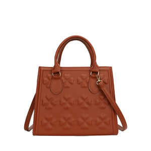 Women's Square Shoulder Bag Solid Handbag Travel Crossbody Pouch Tote