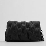 Thick Chains Women Shoulder Bags Leather Messenger Bag Female Handbags