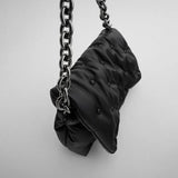 Thick Chains Women Shoulder Bags Leather Messenger Bag Female Handbags