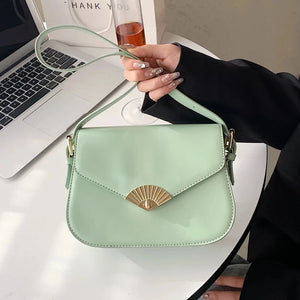 Women's Crossbody Bag Lady Flap Messenger Small Square Bag