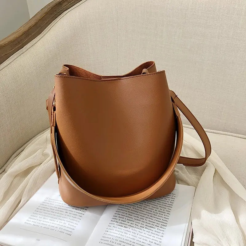 Casual Women's Handbags Bucket Shoulder Crossbody Bag