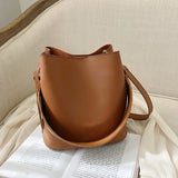 Casual Women's Handbags Bucket Shoulder Crossbody Bag