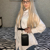 Small Crossbody Bag Women's PU Leather Mini Handbag