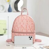 Women Stylish Leather Backpack Small Shoulder Bag Mini Bagpack Mochila