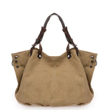 Canvas Women's Tote Handbag Large-capacity Shoulder Bag