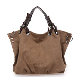 Canvas Women's Tote Handbag Large-capacity Shoulder Bag