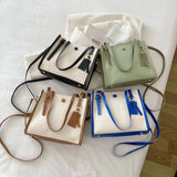 Women's Large Capacity Shoulder Bag Tote Solid Crossbody Handbag