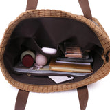 Corduroy Tote Bag Lady Shoulder Handbag Large Shopper Bag