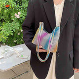 Rhinestone Crossbody Shoulder Bag for Evening Wedding Party