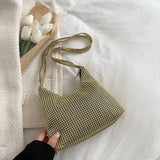 Rhinestone Shoulder Crossbody Bag Evening Wedding Party Clutch Purse