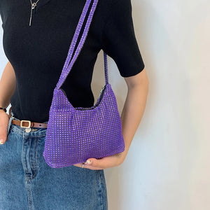 Rhinestone Shoulder Crossbody Bag Evening Wedding Party Clutch Purse