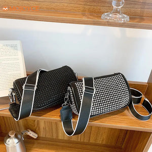 Diamond Rhinestones Shoulder Bags for Women Party Ladies Totes