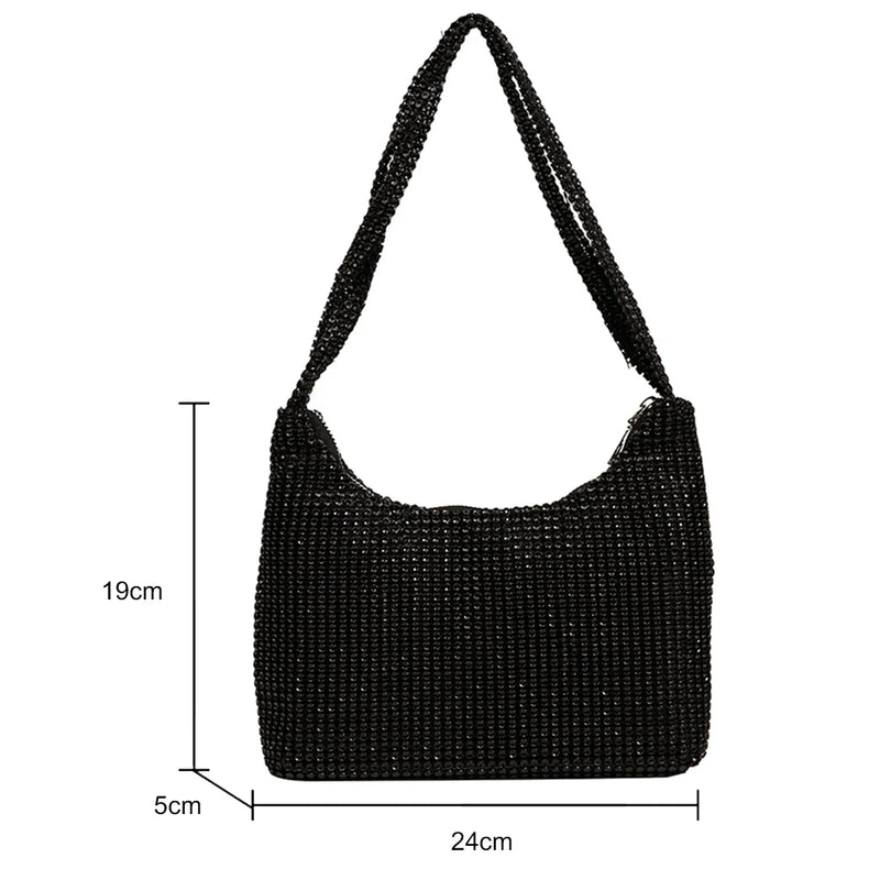 Diamond Shoulder Bags Shopper Handbag Women Evening Underarm Clutches