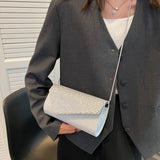 Plaid Crossbody Bag for Women Elegant Evening Shoulder Purse