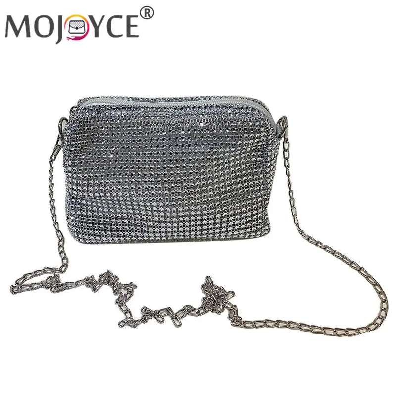 Diamonds Shoulder Bags Rhinestones Chain Crossbody Totes for Women