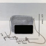 Diamonds Shoulder Bags Rhinestones Chain Crossbody Totes for Women