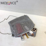 Diamonds Shoulder Bags Rhinestones Chain Crossbody Totes for Women